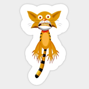 Scardy Cat Sticker